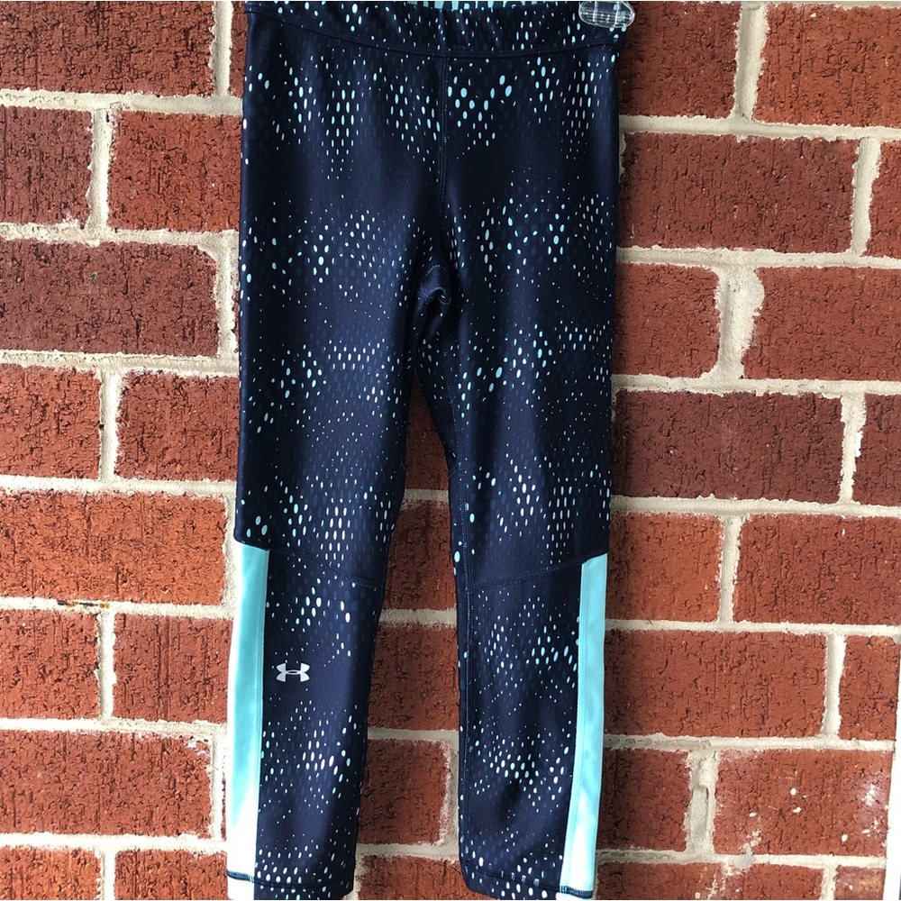🎂Under Armour Navy and Light Blue Leggings —#023 - Picture 11 of 11